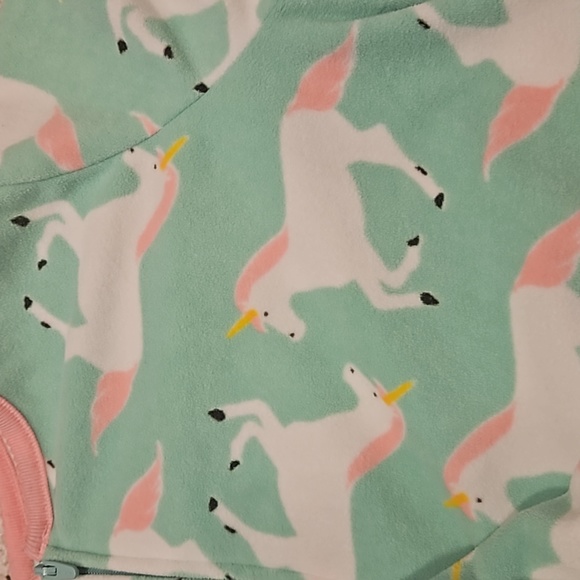 Carter's footed Girls Pajamas. Sz 12 - Picture 2 of 7